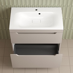 Style Line Тумба с раковиной Остин 80 крем – фотография-7